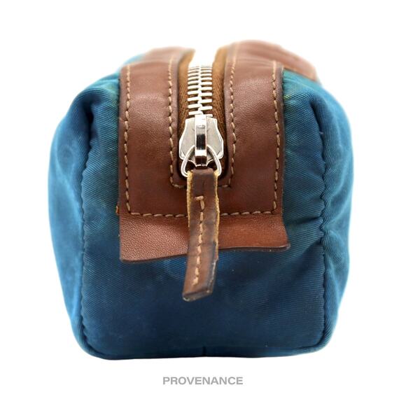 🔴 Gucci Cosmetic Pouch - Blue GG Canvas - Picture 7 of 12